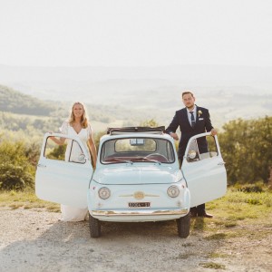 bridal car fiat 500