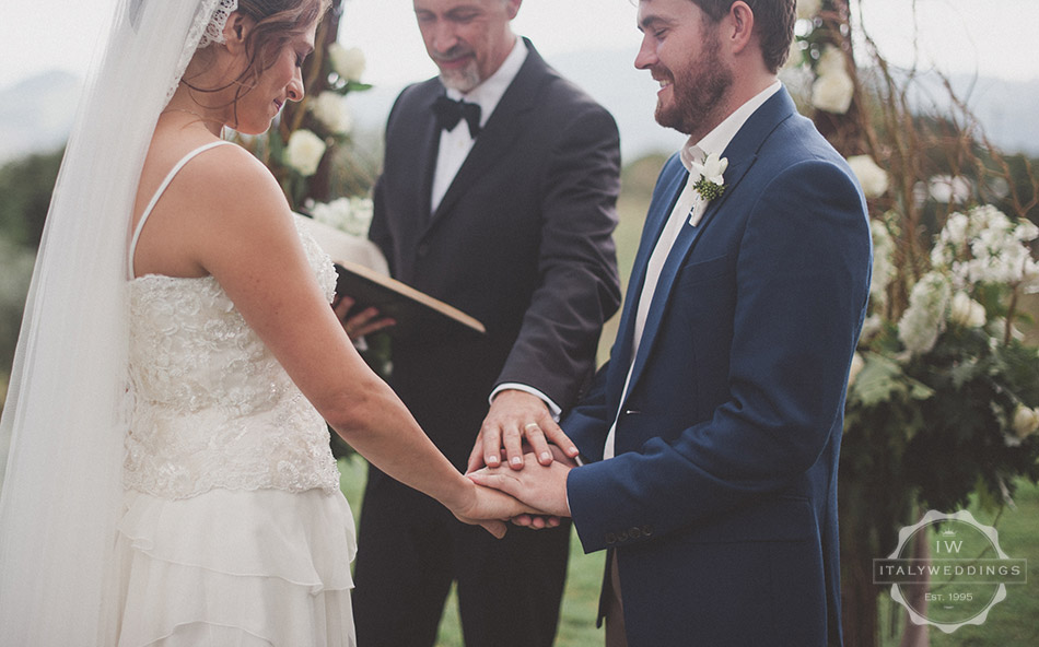 Carmen and Travis, symbolic blessing