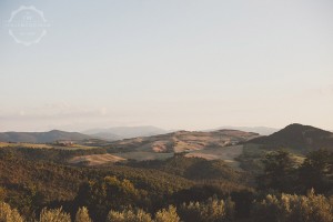 Carmen and Travis panorama tuscany