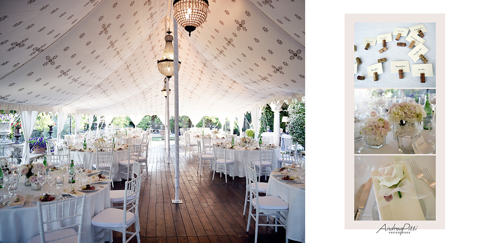 Charlotte and Karim banquet marquee