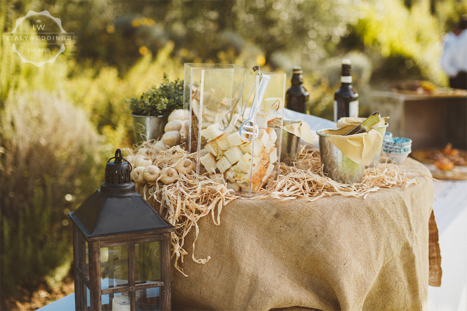 Hannah and Daniel rustic aperitif
