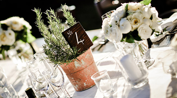 Country Chic wedding table