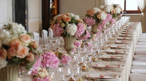 ivory wedding table