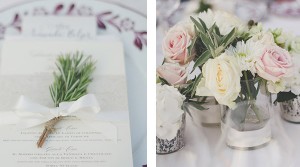 rosemary wedding table