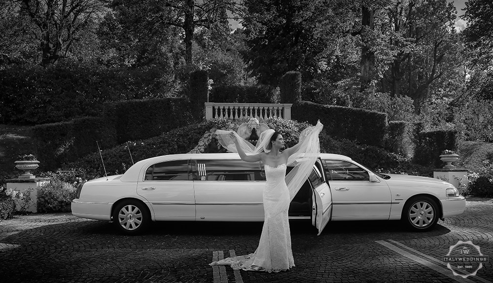 Bridal car Florence limo