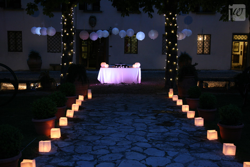 paper lantern wedding decoration