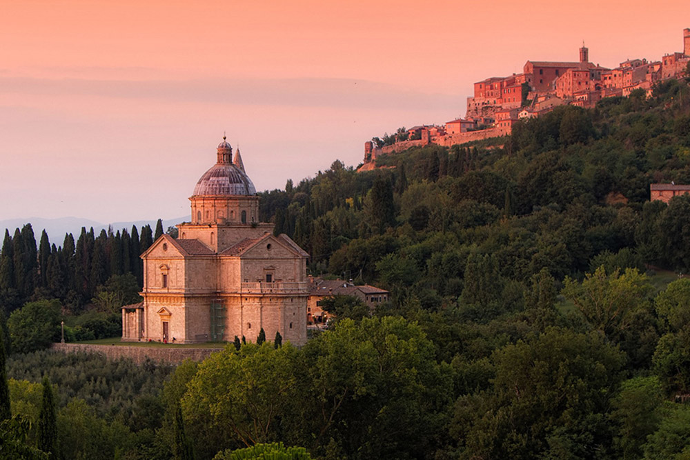 Tuscan hilltop village