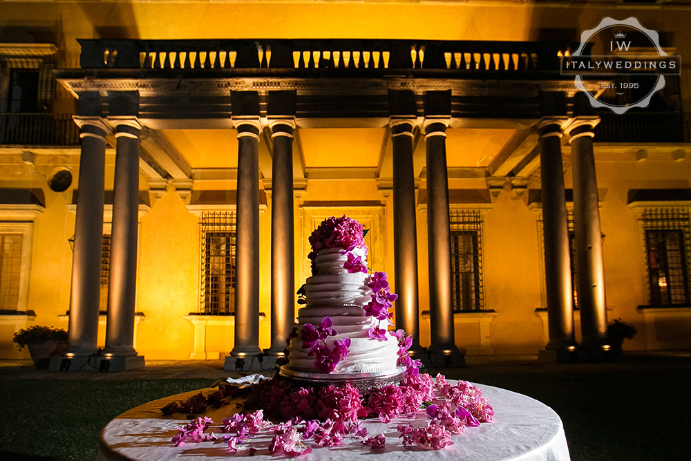 Villa Maiano wedding cake