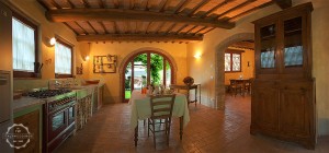 Tuscany villa kitchen