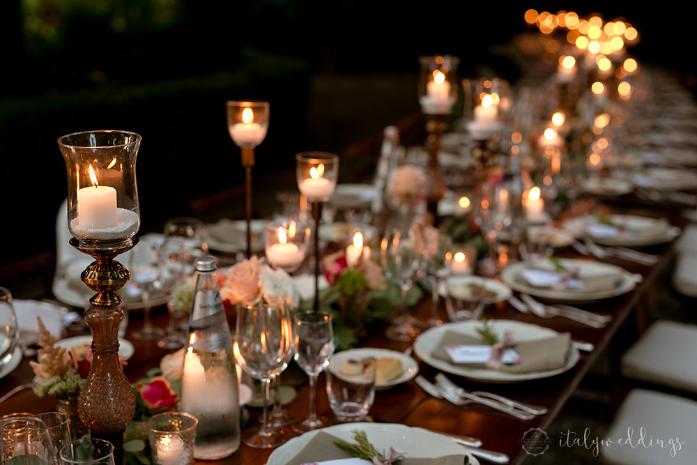 Siena Stomennano wedding long country table