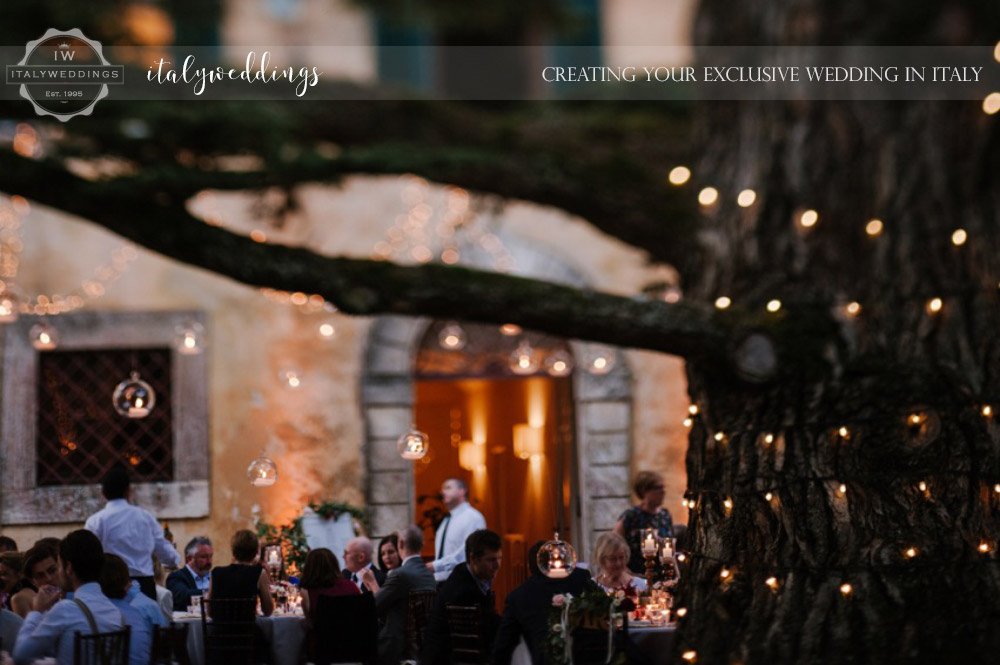 Wedding at Villa Ulignano lighting