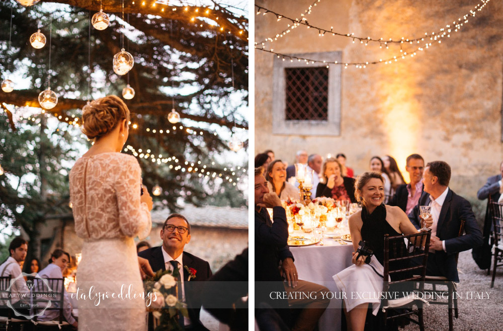 Wedding at Villa Ulignano lighting