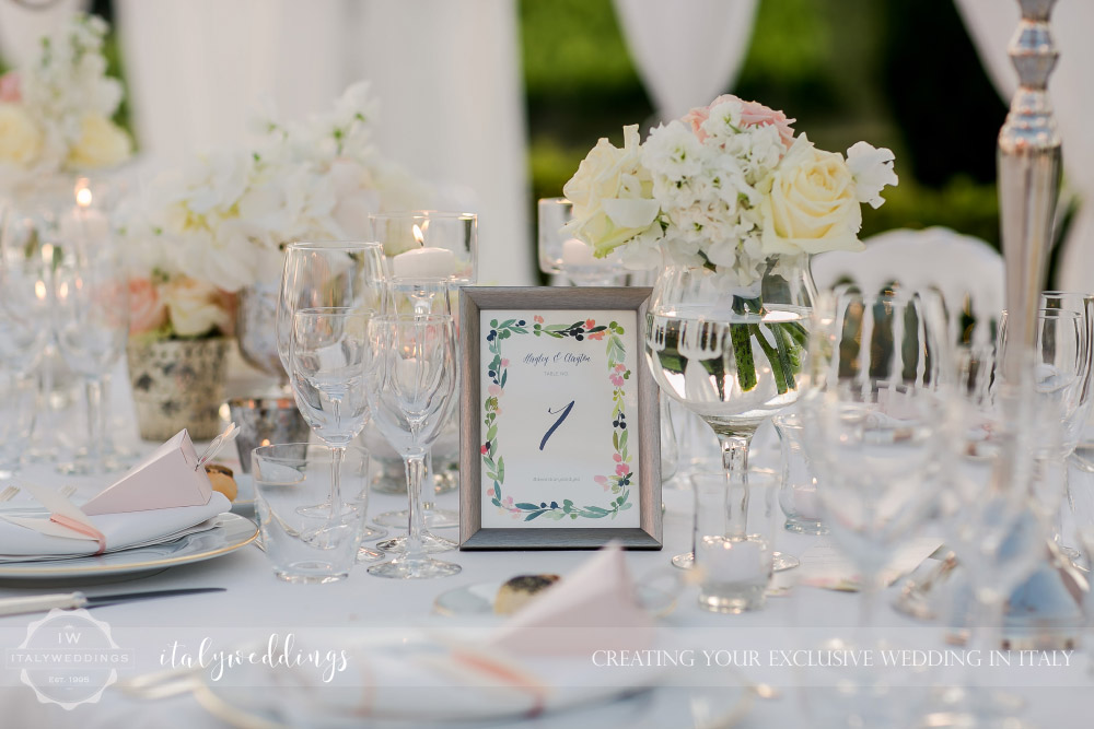 Italy wedding floral design