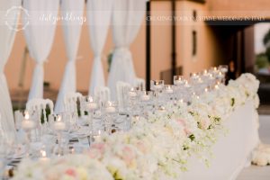 Italy wedding top table