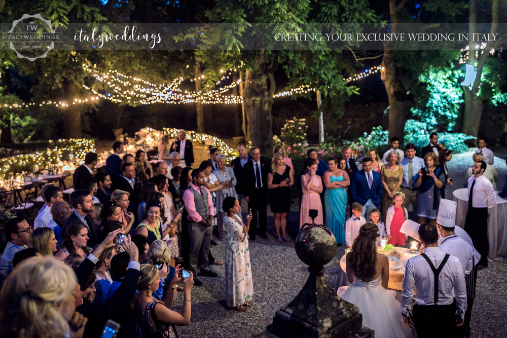 Blessing in Stomennano Tuscany cake