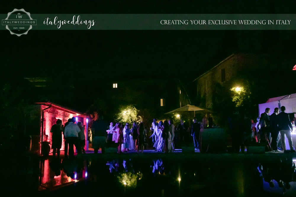 Blessing in Stomennano Tuscany pool party