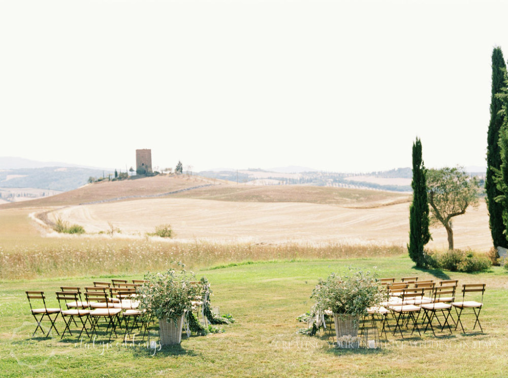 Stylish wedding Pienza Val D'Orcia