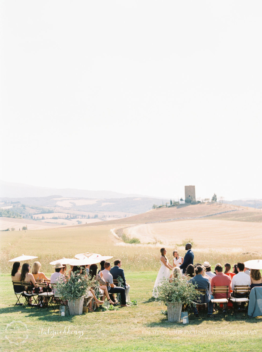 Stylish wedding Pienza Val D'Orcia