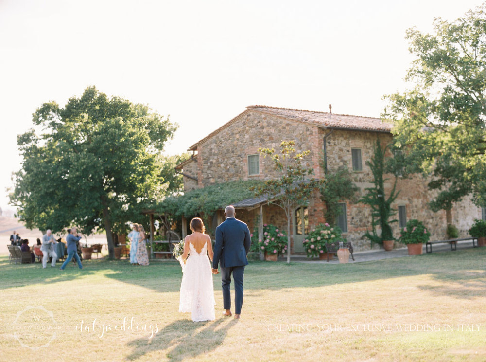 Stylish wedding Pienza Val D'Orcia