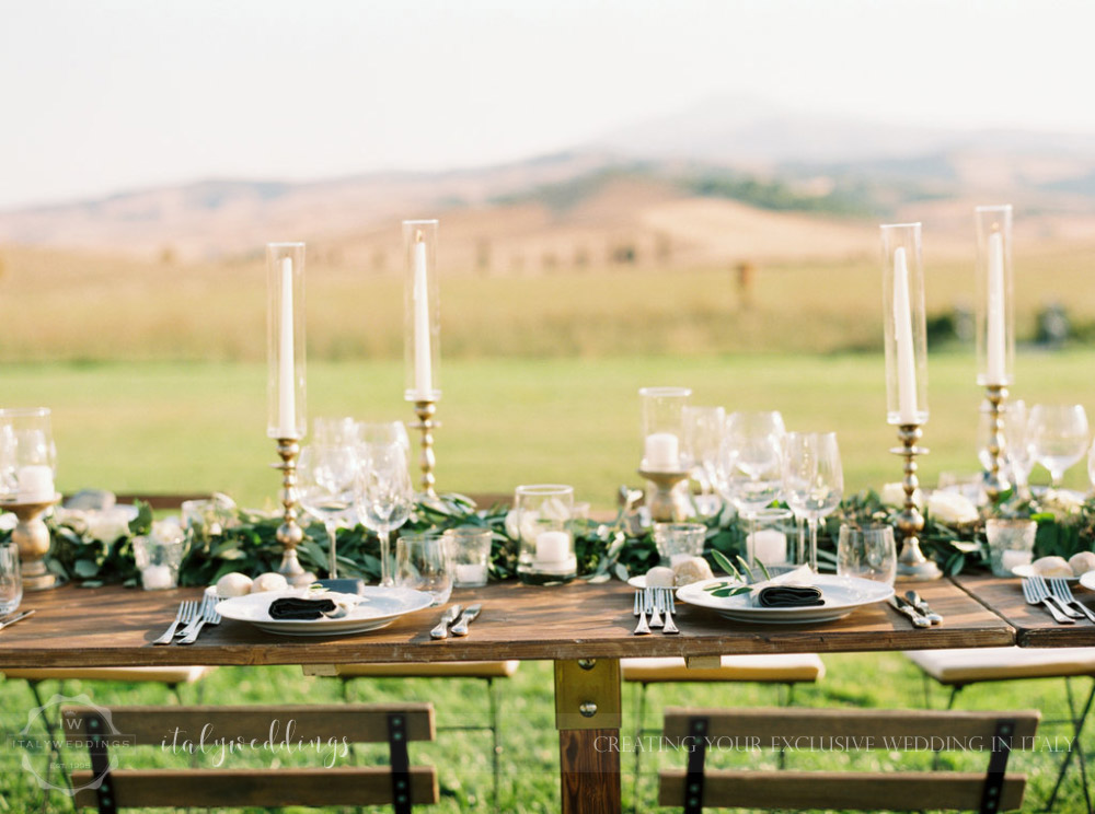 Stylish wedding Pienza Val D'Orcia