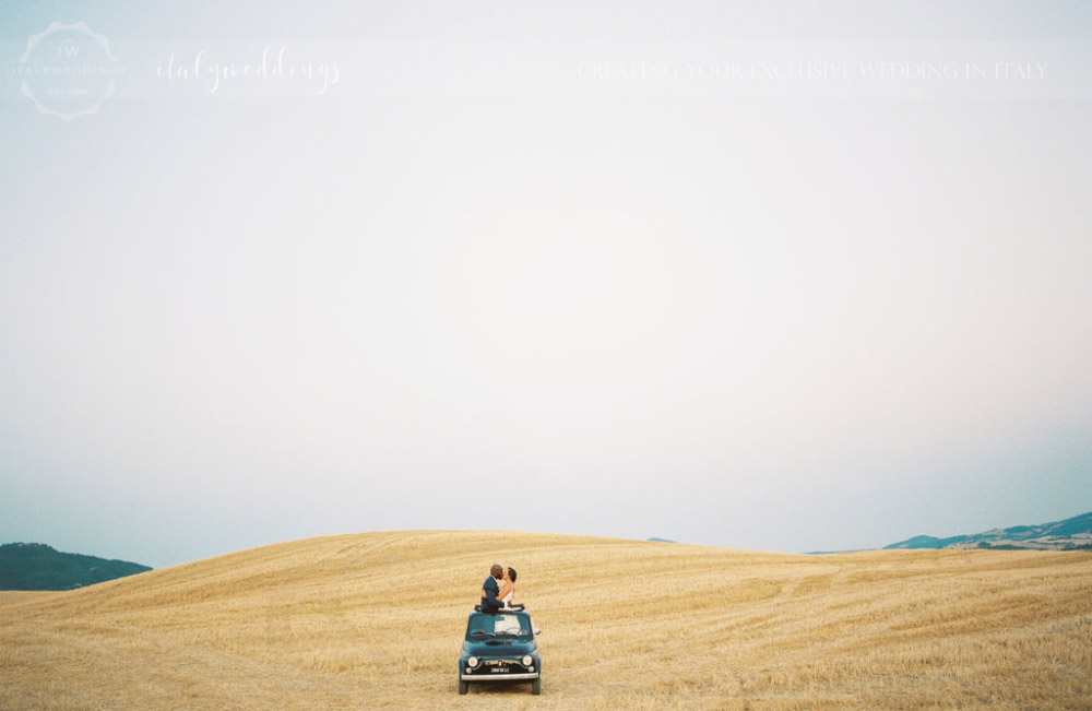 Stylish wedding Pienza Val D'Orcia