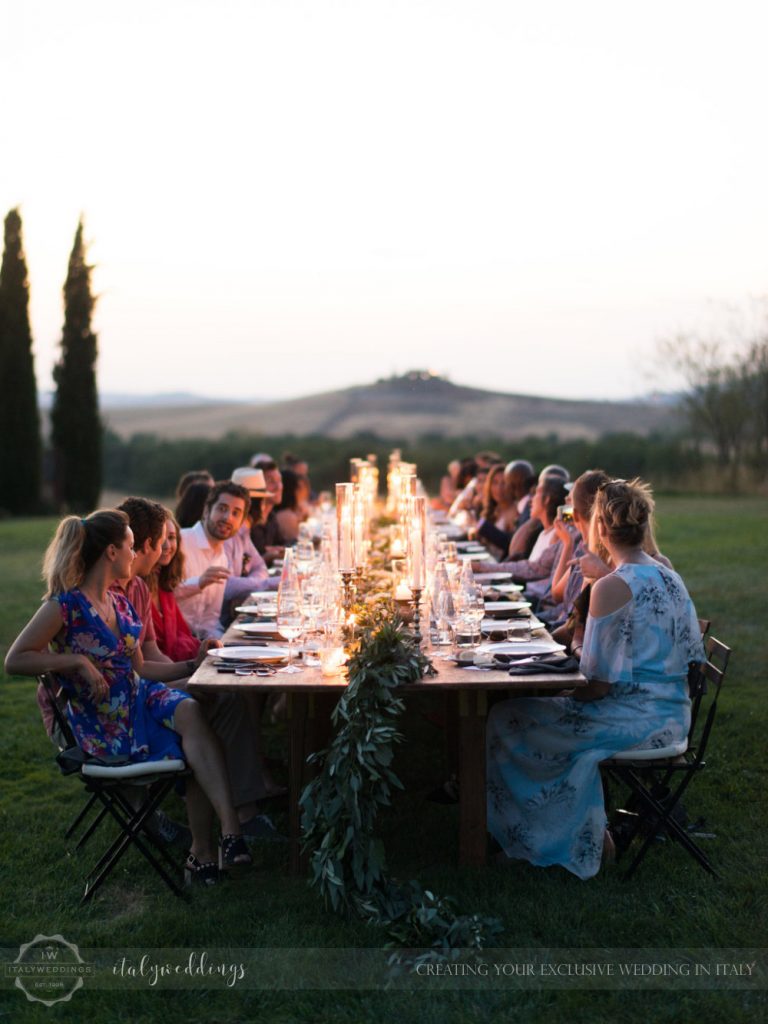 Stylish wedding Pienza Val D&#039;Orcia