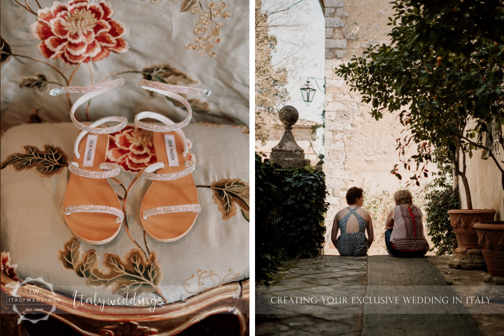 Stomennano wedding Tuscany bridal preparation