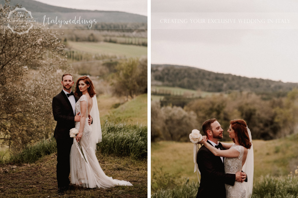 Stomennano wedding Tuscany couples portrait