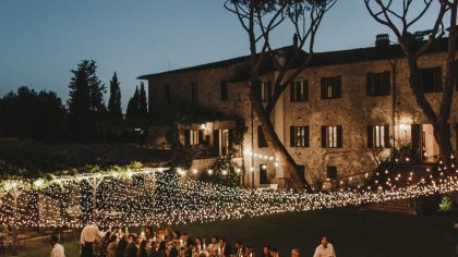 intimate wedding blessing in the Maremma Tuscany