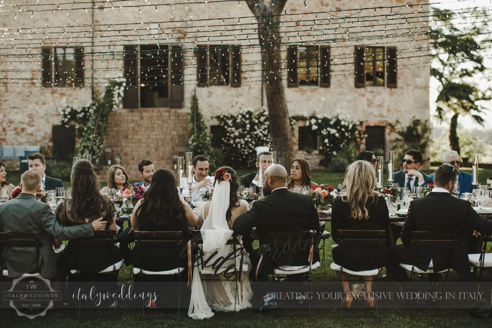 intimate wedding blessing in the Maremma Tuscany