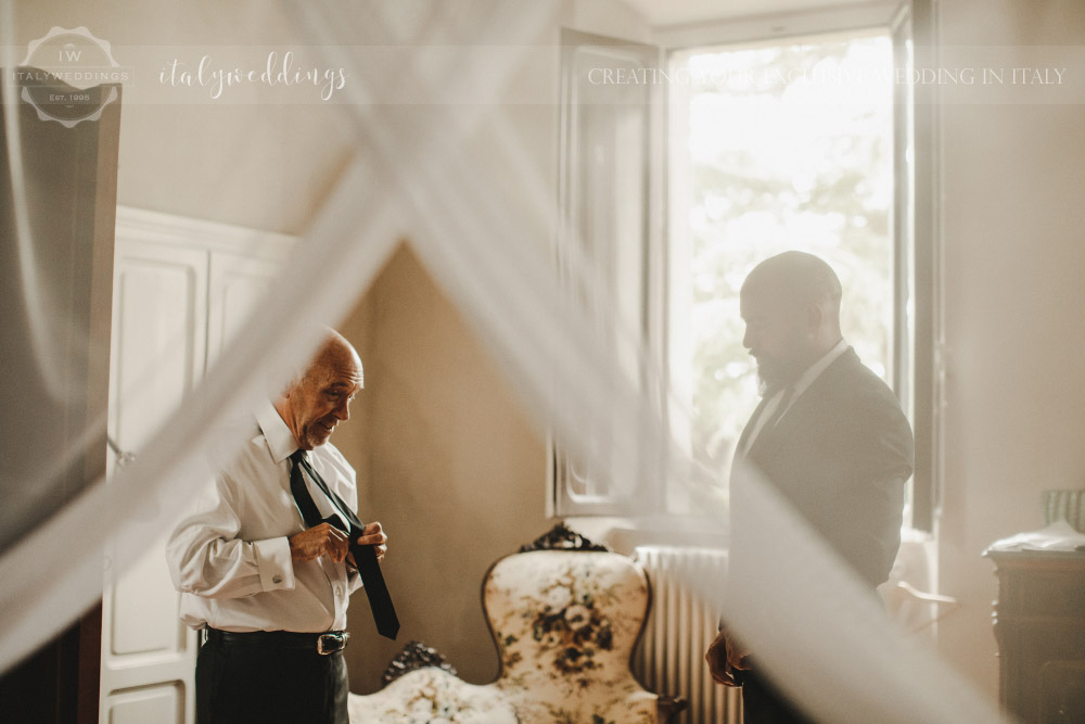 intimate wedding blessing in the Maremma Tuscany