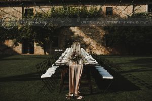 intimate wedding blessing in the Maremma Tuscany