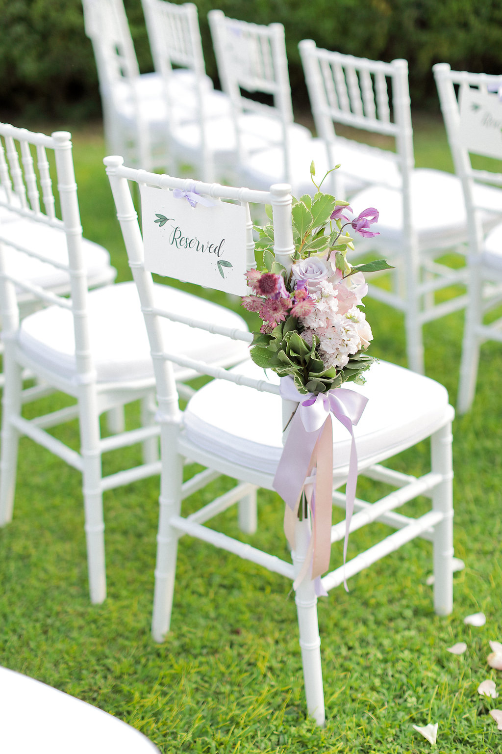 Luxury wedding blessing with secret garden lighting Tuscany