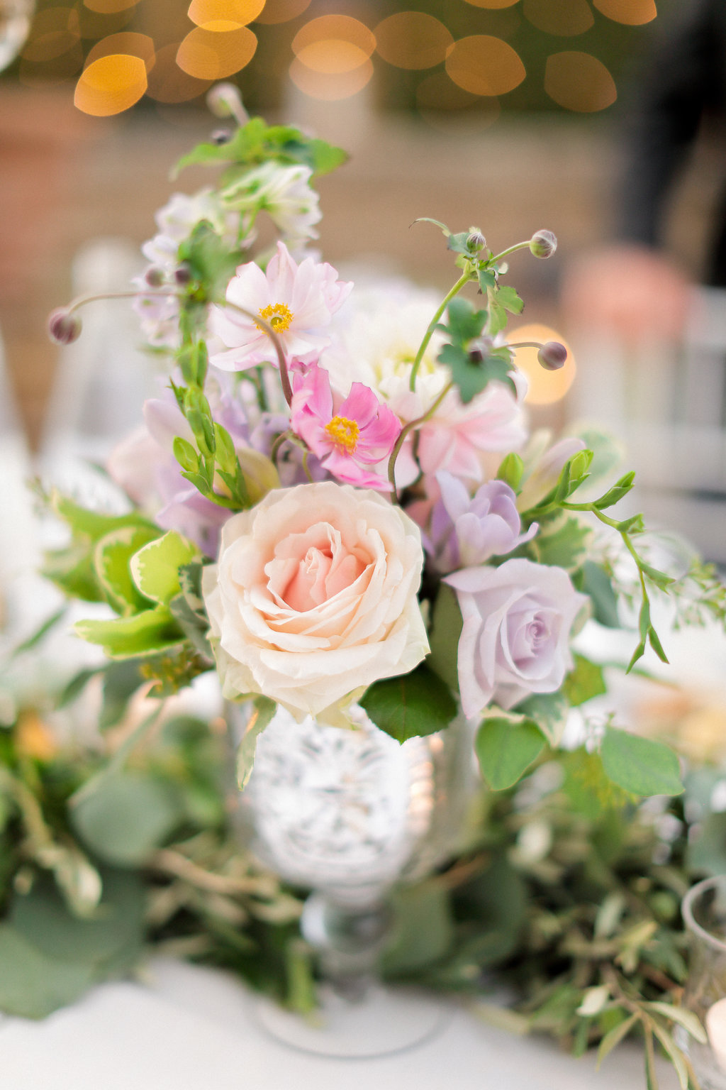 Luxury wedding blessing with secret garden lighting Tuscany