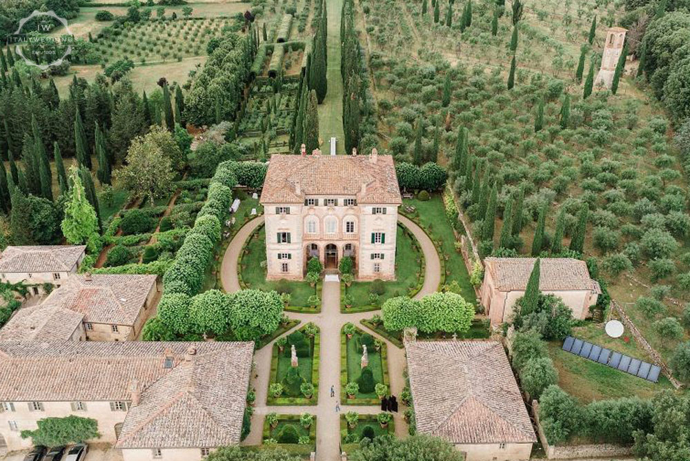 Villa Cetinale Luxury wedding villa Siena Tuscany