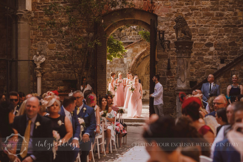 Castello di Vincigliata summer blessing in Florence Italy