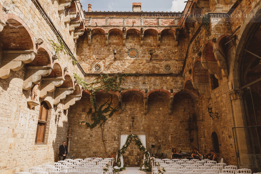 Castello di Vincigliata summer blessing in Florence Italy