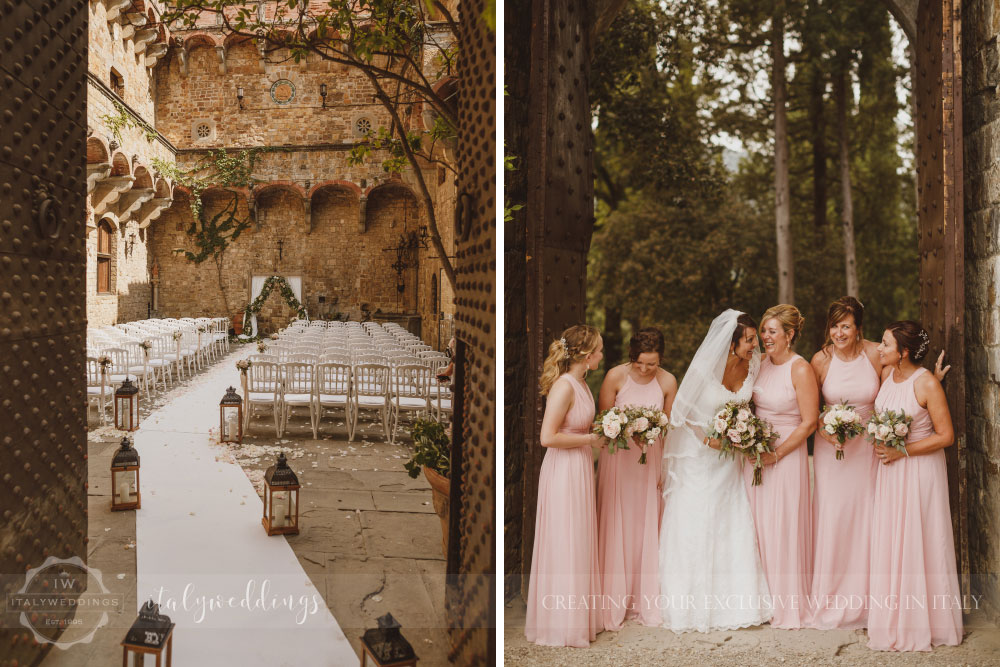 Castello di Vincigliata summer blessing in Florence Italy