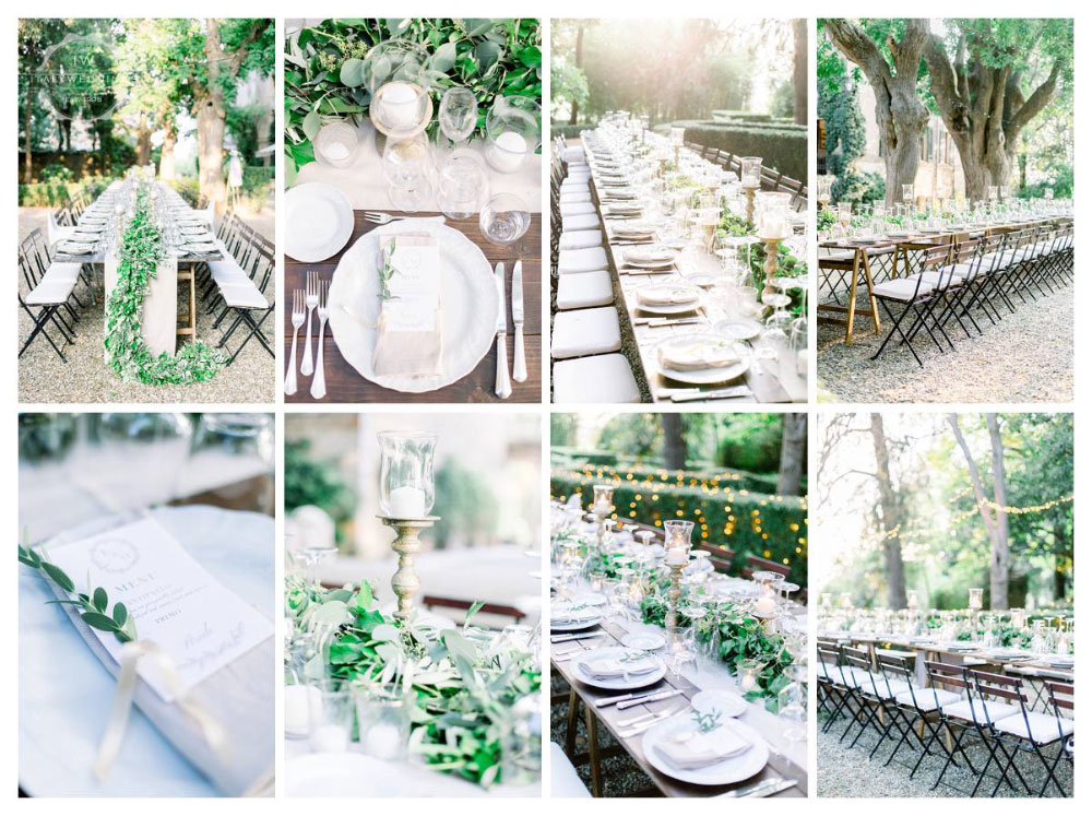 A stunning San Gimignano wedding and Italian wedding party at Stomennano Tuscany