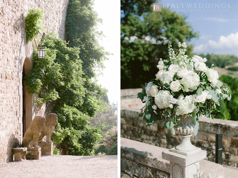 Castle wedding Florence Vincigliata