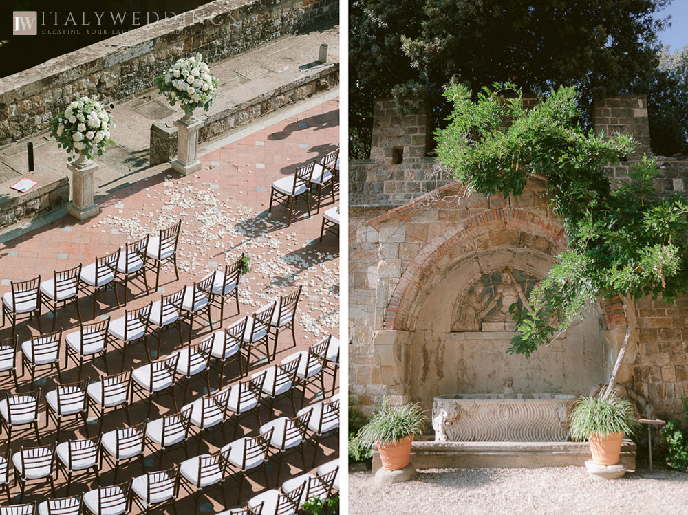 Castle wedding Florence Vincigliata