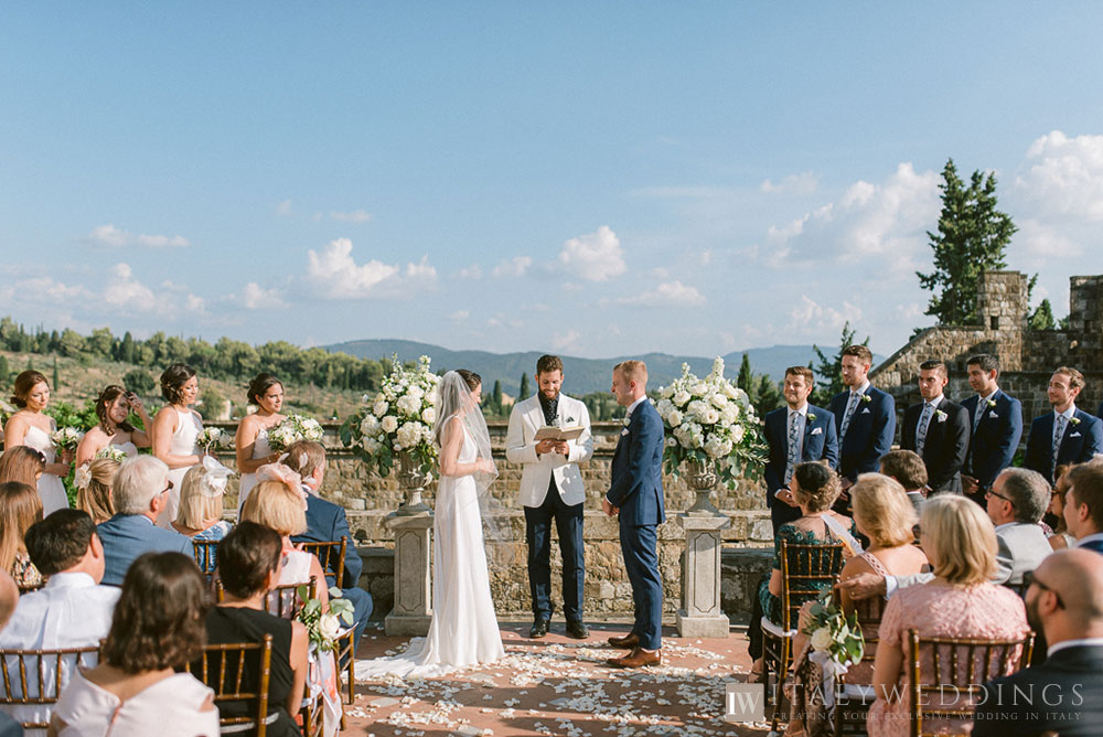 Castle wedding Florence Vincigliata