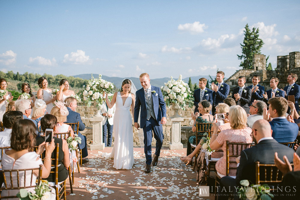 Castle wedding Florence Vincigliata