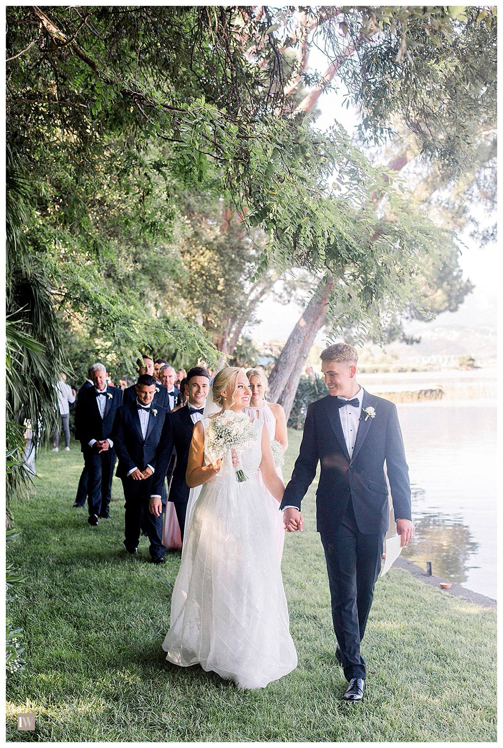 Formal elegant villa lakeside Tuscan civil wedding