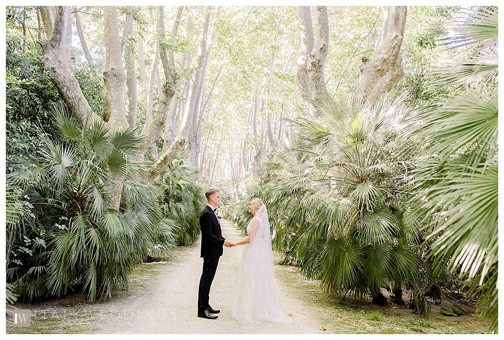 Formal elegant villa lakeside Tuscan civil wedding