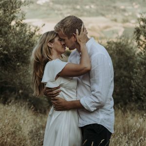 Wedding blessing in Montepulciano Tuscany