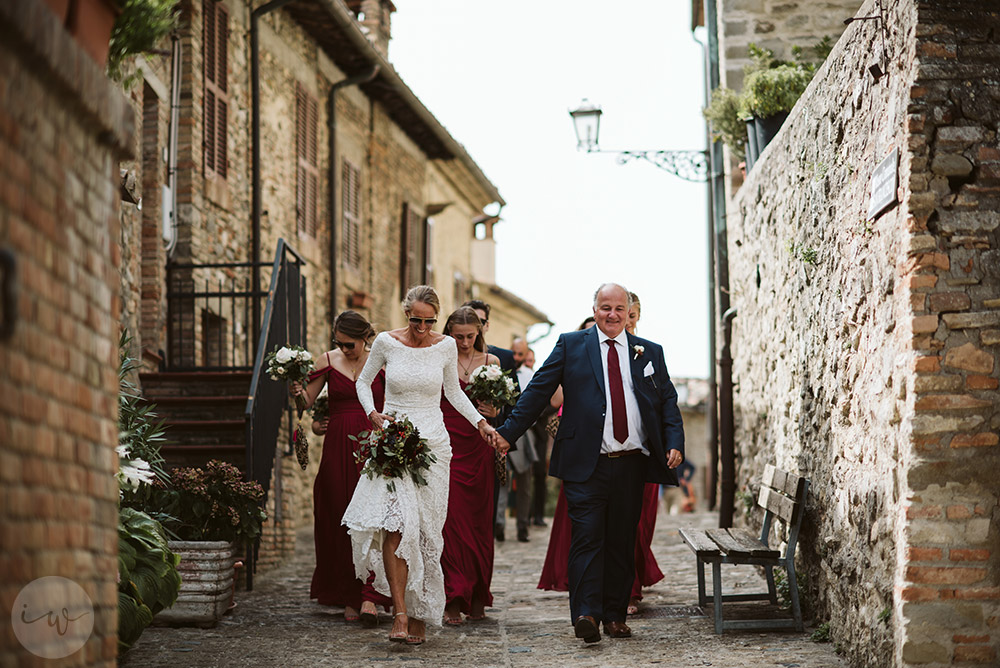 Country rustic wedding in Montone Umbria