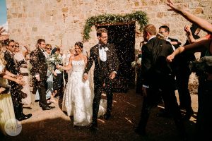 Intimate Catholic wedding villa near the Tuscany coast