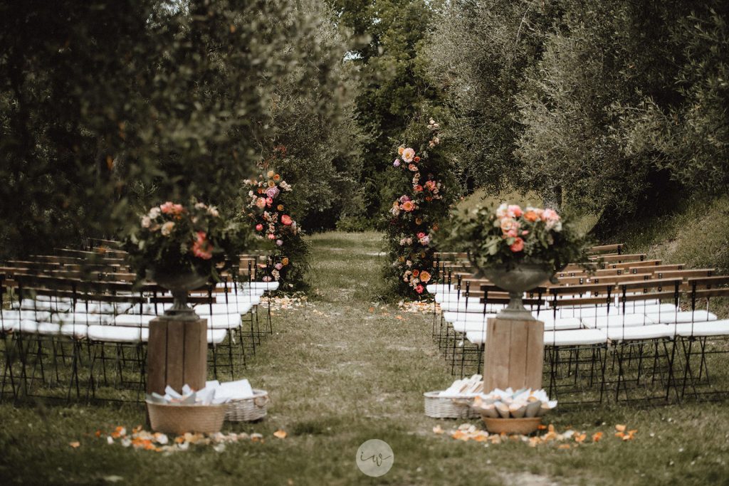 Wedding blessing in Umbria