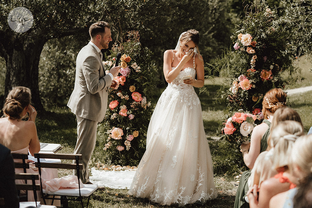 Wedding blessing in Umbria